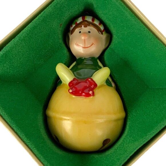 American Greetings Jolly Holiday Christmas Ornament Himself the Elf 1982 Box - Picture 1 of 8